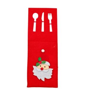 Set Di 6 Sottobicchieri Natalizi In Feltro Con Fiocco Di Neve – Decorazione Tavola Invernale