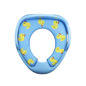 Riduttore wc - blu con paperelle