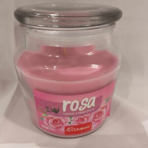Candele profumate in giara da 368g - ROSA