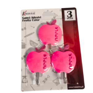 Ganci adesivi mela