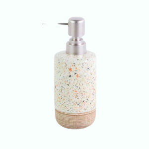 Dispenser sapone in ceramica design terrazzo veneziano