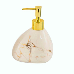 Dispenser sapone in ceramica marmorizzato