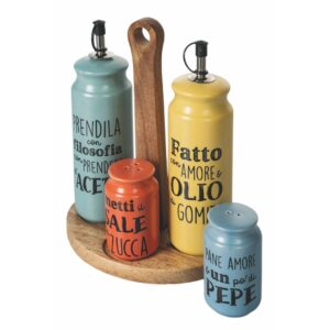 Set olio aceto sale pepe idee