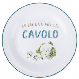 Piatti in porcellana da contorno le travisate - NE SAI UNA PIU DEL CAVOLO