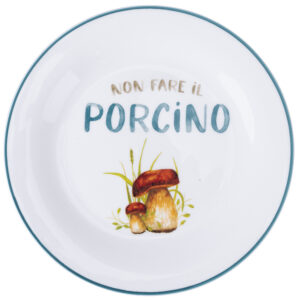Piatti in porcellana da contorno le travisate - NON FARE IL PORCINO
