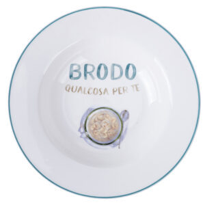 Piatti in porcellana fondi le travisate - BRODO qualcosa per te