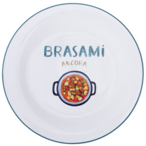 Piatti in porcellana piani le travisate - BRASAMI ancora
