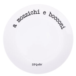 Piatti in porcellana piani S.P.Q.eRe - A MOZZICHI E BOCCONI