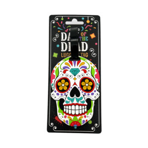 Etichette per valige in pvc - teschio dia de muertos