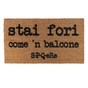 Zerbino ingresso cocco e pvc S.P.Q.eRe
