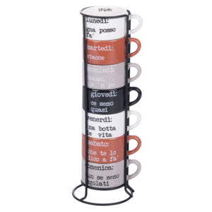 Tazzine da caffè con stand week