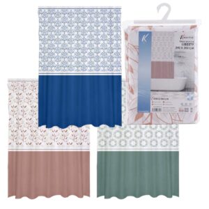 Tenda doccia liberty 240x200 - VERDE