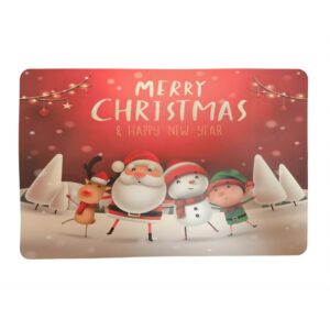 Tovaglietta natalizia rossa merry christmas 42x27