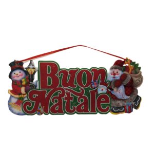 Fuoriporta natalizio a led Buon natale