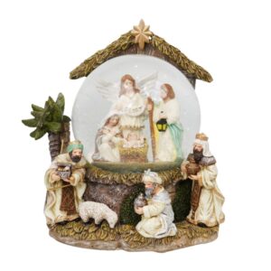 Palla di neve con natività